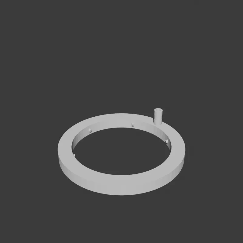 Halo nozzle, perspective view