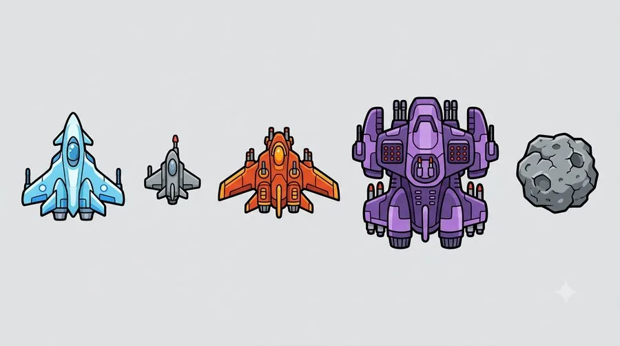 Ship sprite sheet