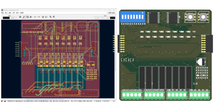 KiCad schematic editor screen